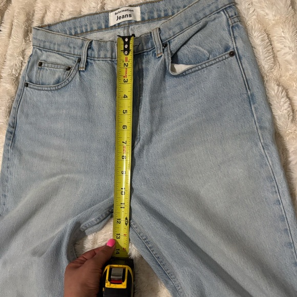 REFORMATION Women’s Julia High Cigarette Light Blue Jeans - Picture 16 of 16